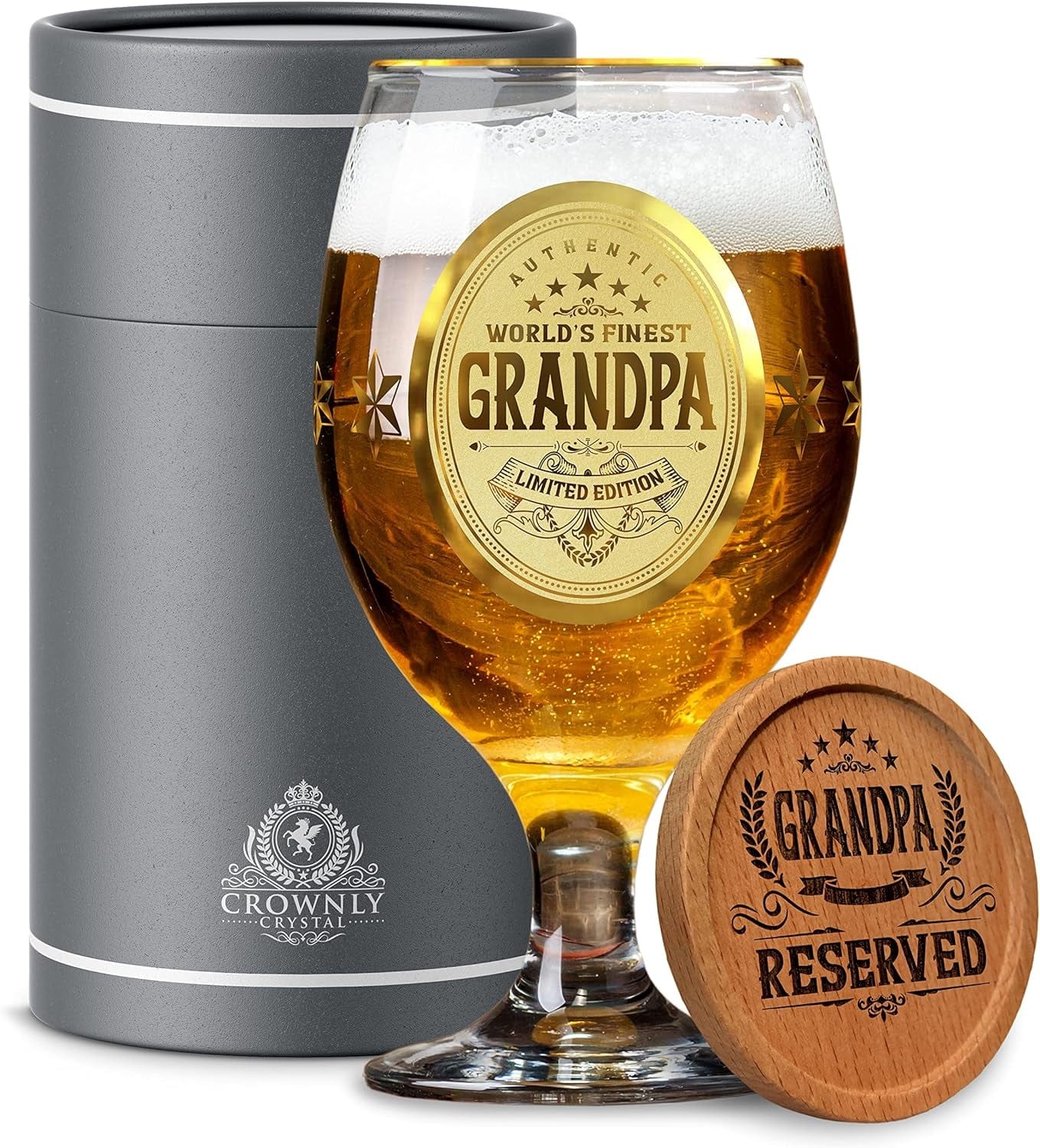 ® Christmas Gifts for Dad Personalized Beer Glass Birthday Gifts for Dad Gifts from Daughter Birthday Gifts for Dad from Son Dad Glasses Best Dad Gifts for Christmas Gifts for Men - Image 10