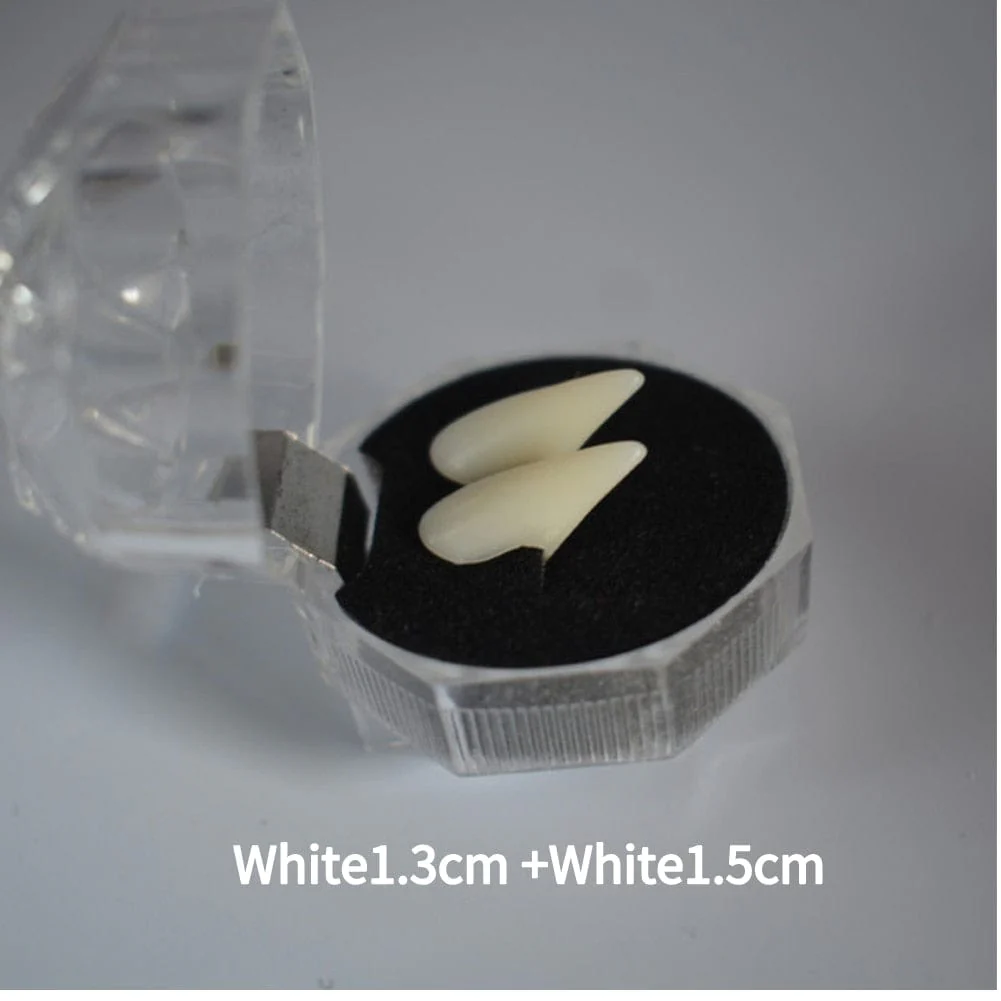 1 Pair Vampire Teeth Props Halloween Costume - Image 20