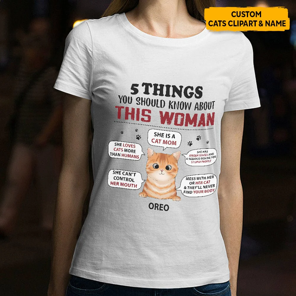 5 Things You Should Know About This Woman Cat Shirt, N304 HN590 - Image 2