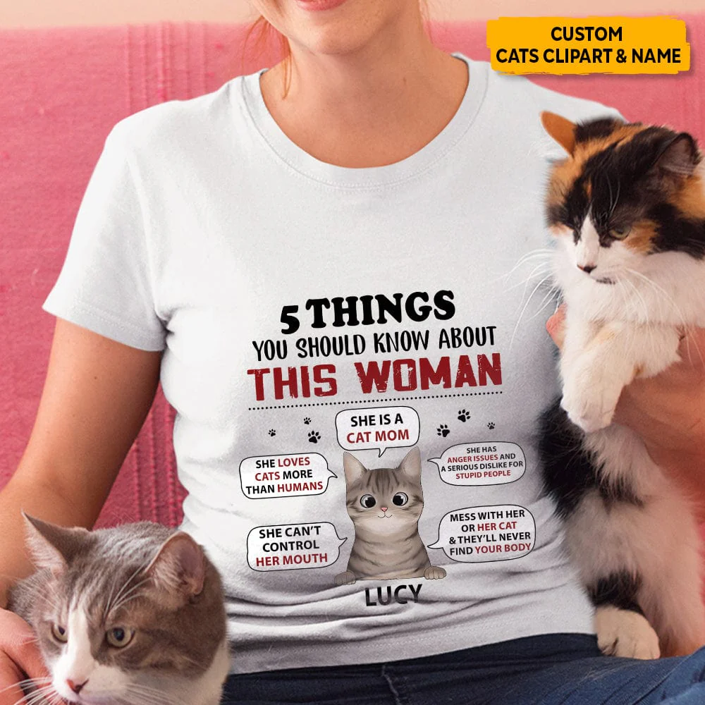 5 Things You Should Know About This Woman Cat Shirt, N304 HN590 - Image 5