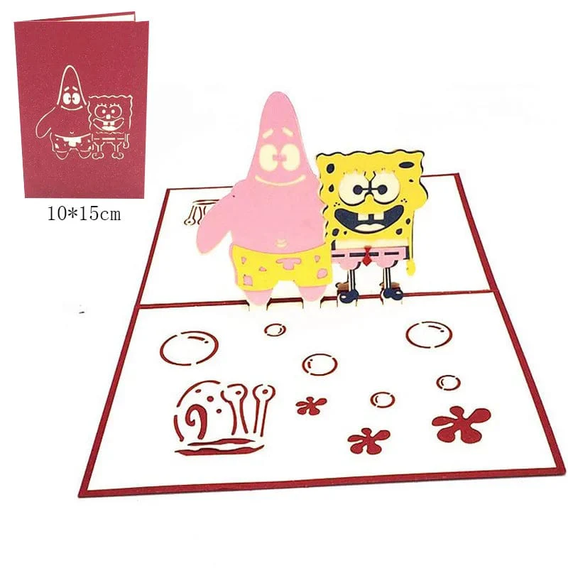 1pcs 3D Pop Up Greeting Cards With Envelope Laser Cut Post Card For Birthday Christmas Valentine' Day Party Wedding Decoration - Image 14