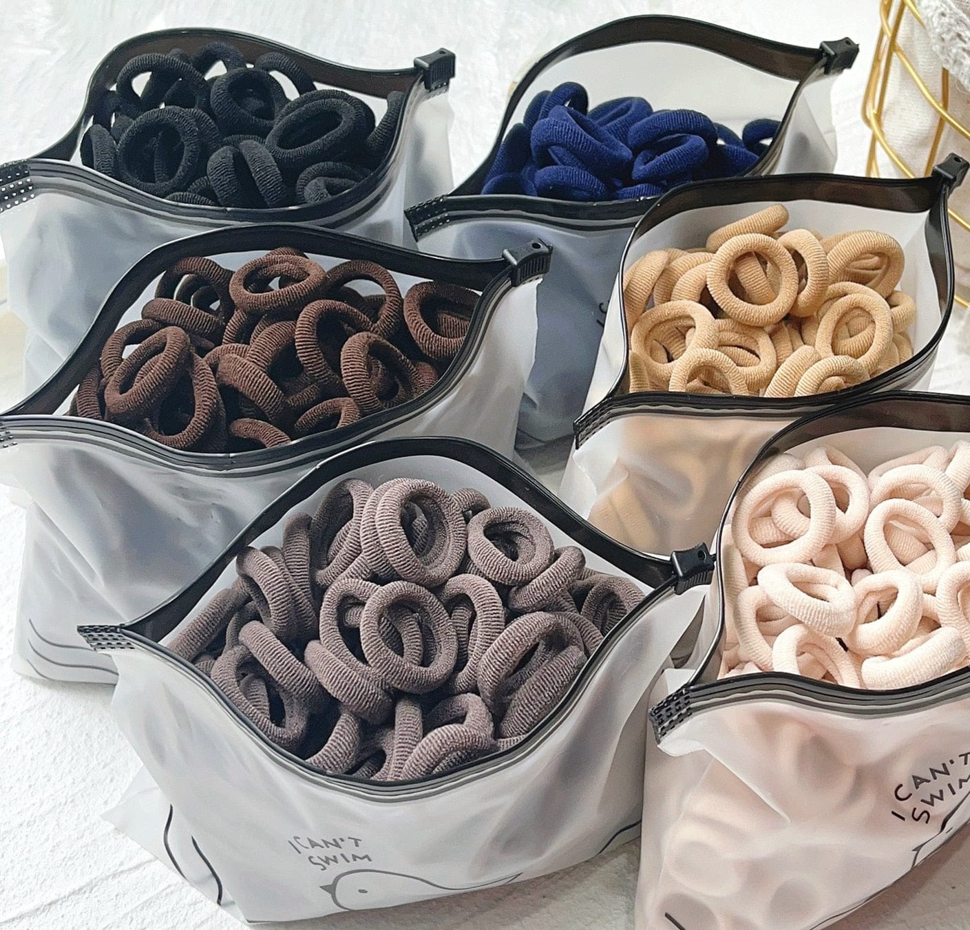20/50pcs Kids Elastic Hair Bands