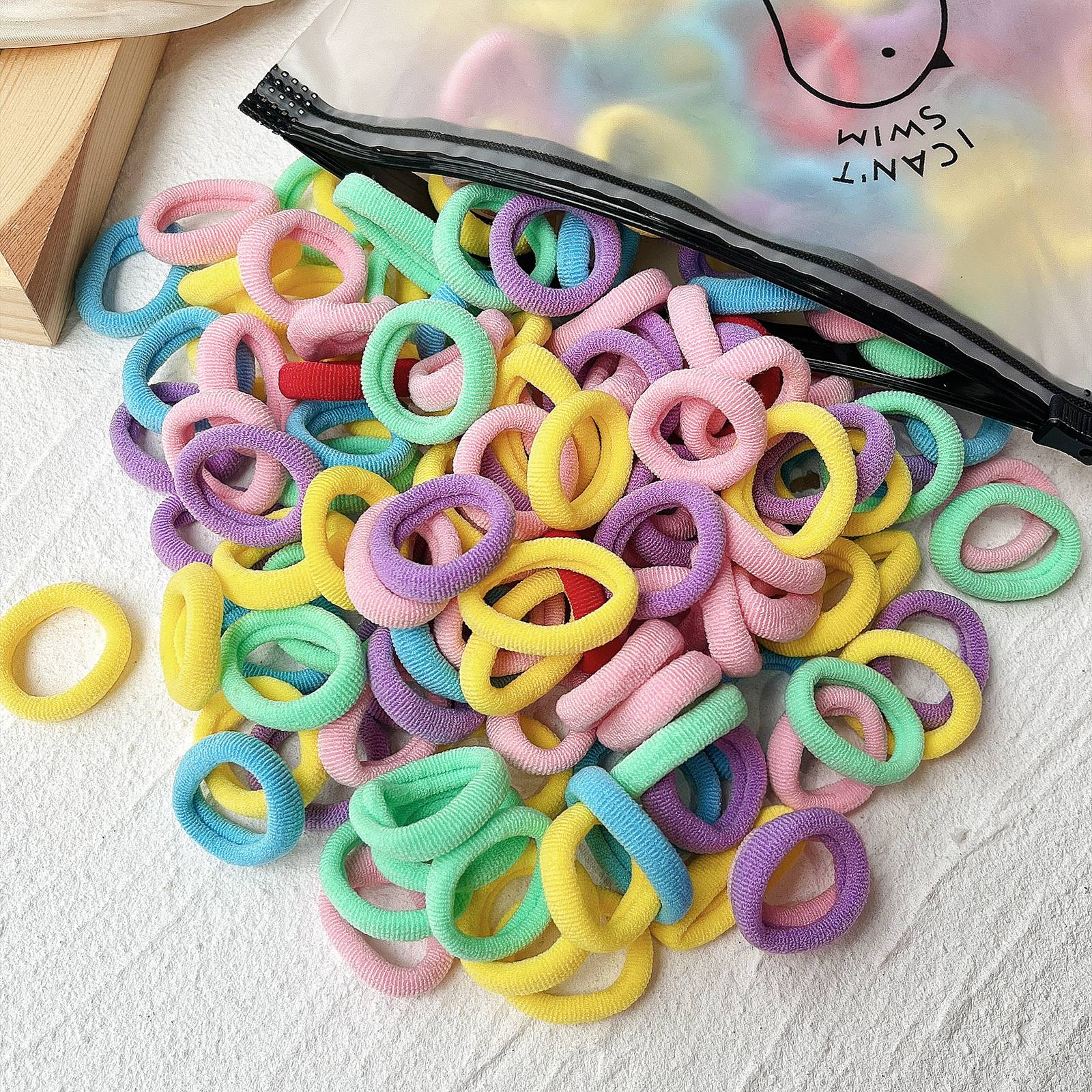 20/50pcs Kids Elastic Hair Bands - Image 39