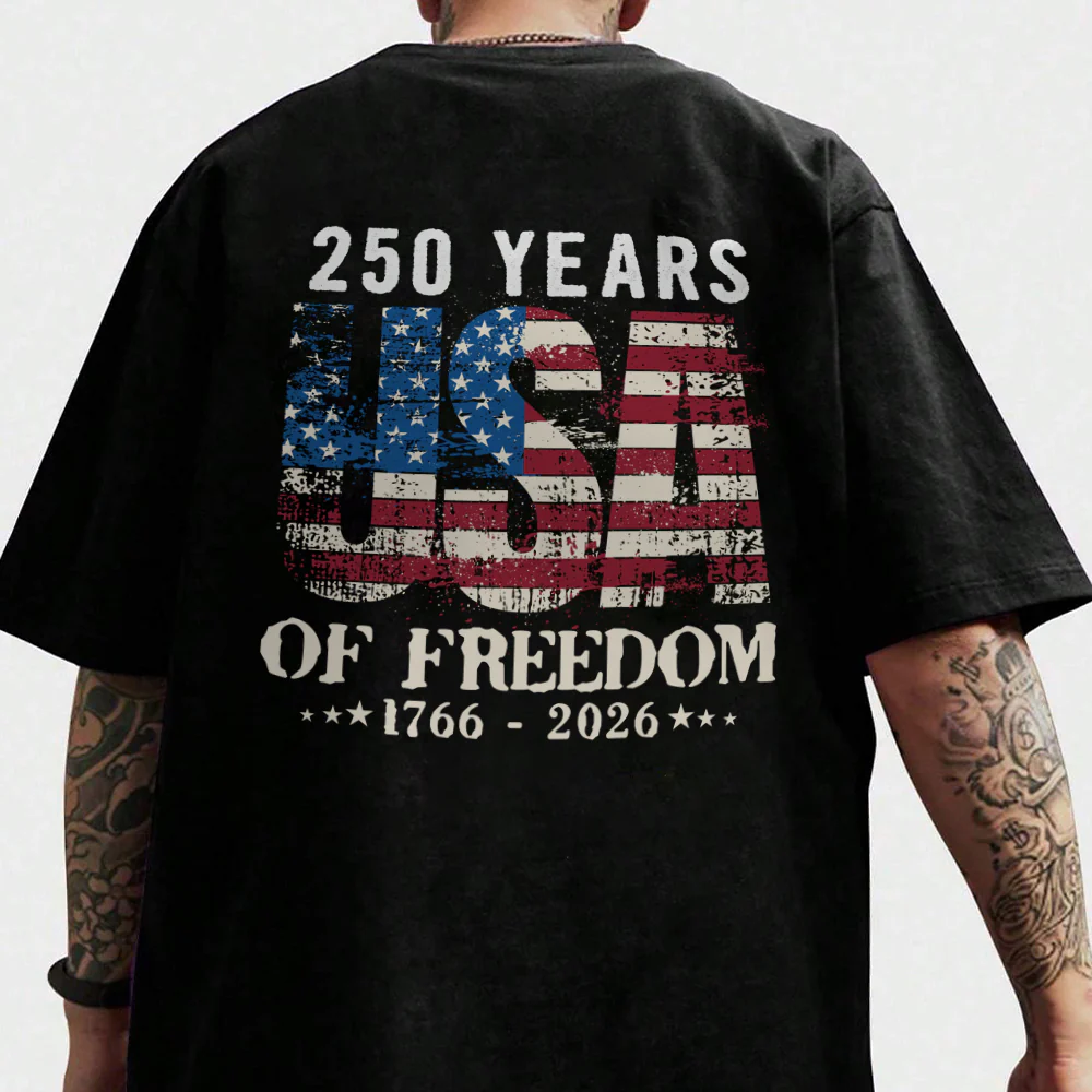 250 Years USA Of Freedom Backside Shirt TH10 896301 - Image 3