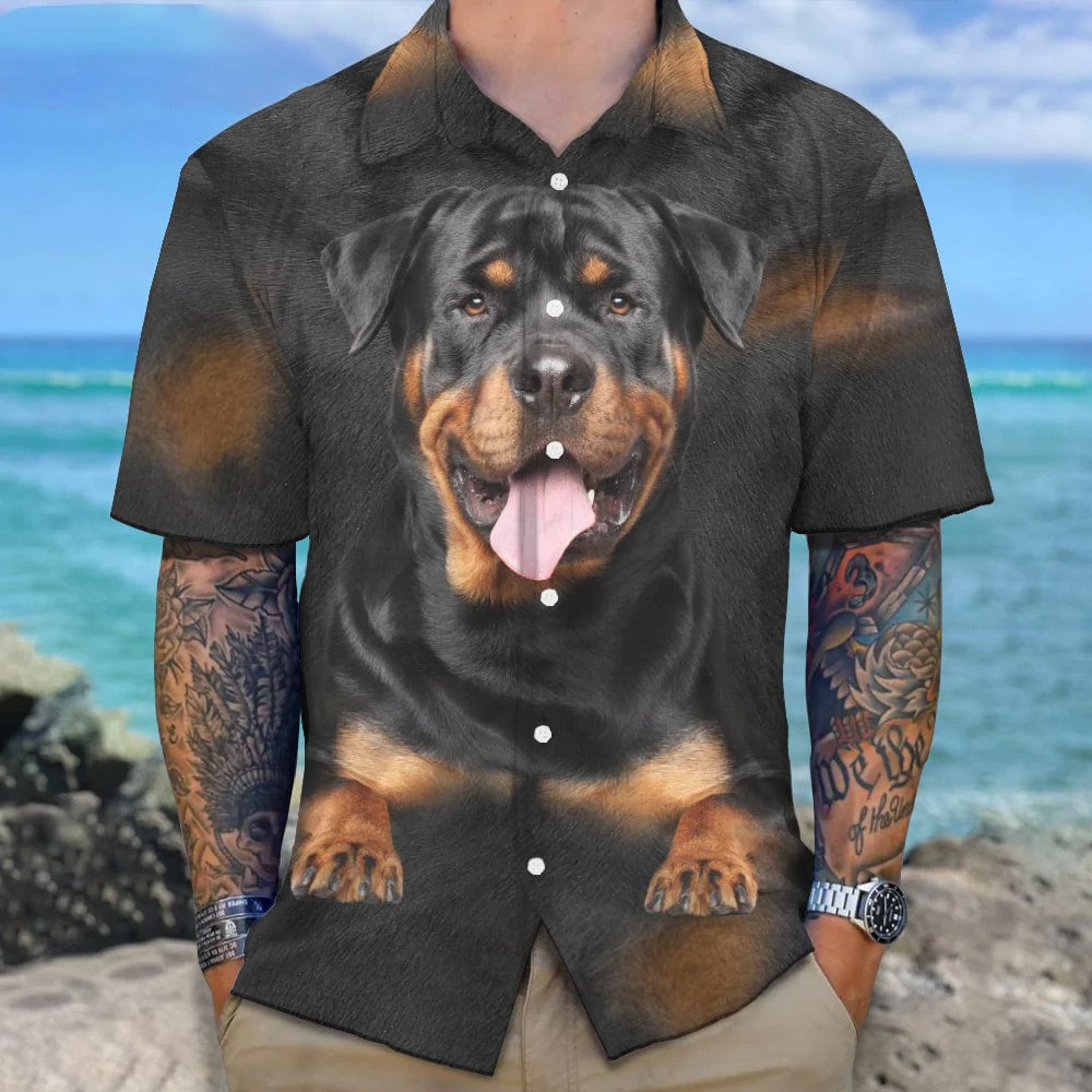 3D Dog Face Hawaii Shirt Personalized Gift N304 889737 - Image 2