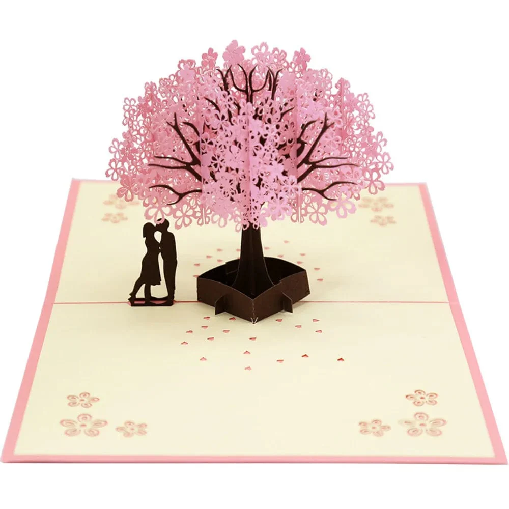 3D Pop Up Love Card with Envelope Valentines Day Birthday Anniversary Greeting Cards for Couples Wife Husband Handmade Gifts - Image 2