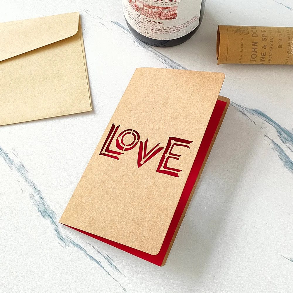 3D Pop Up Love Card with Envelope Valentines Day Birthday Anniversary Greeting Cards for Couples Wife Husband Handmade Gifts - Image 23