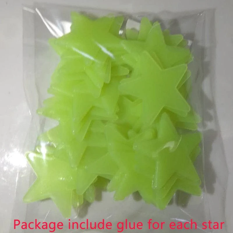 3D Stars Glow Stick Wall Decals for the Kid bedroom - Image 10