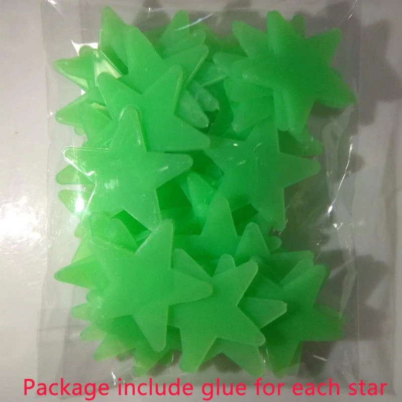 3D Stars Glow Stick Wall Decals for the Kid bedroom - Image 7