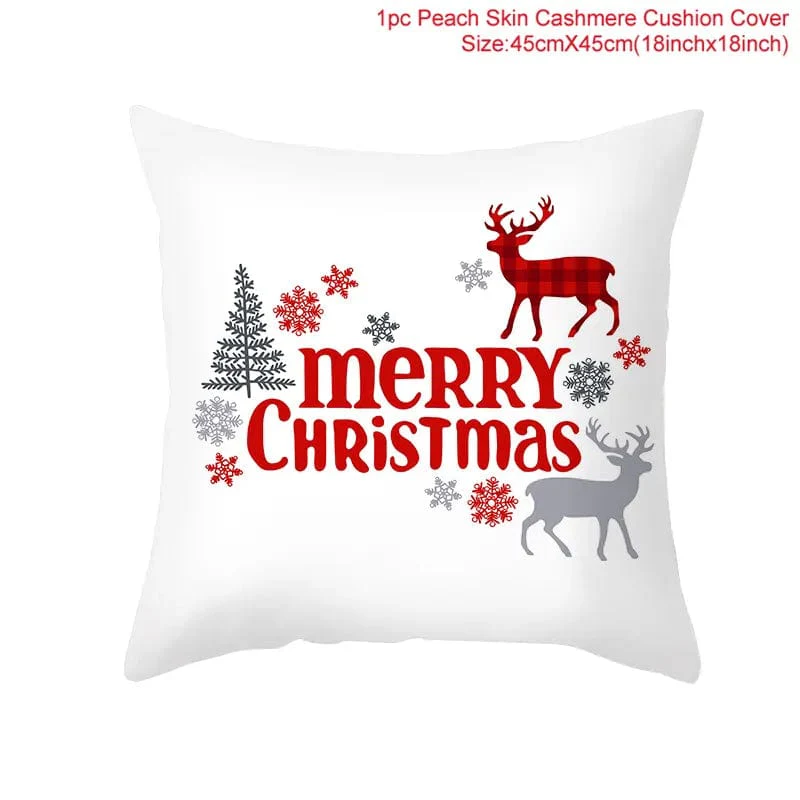 45cm Christmas Cushion Cover Merry Christmas Decorations For Home 2023 - Image 12