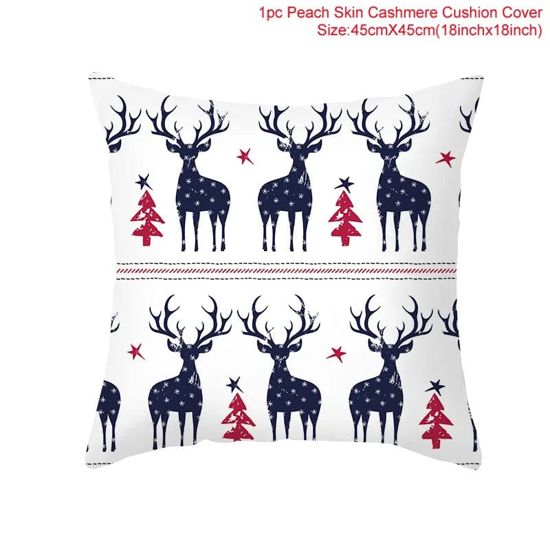 45cm Christmas Cushion Cover Merry Christmas Decorations For Home 2023 - Image 15