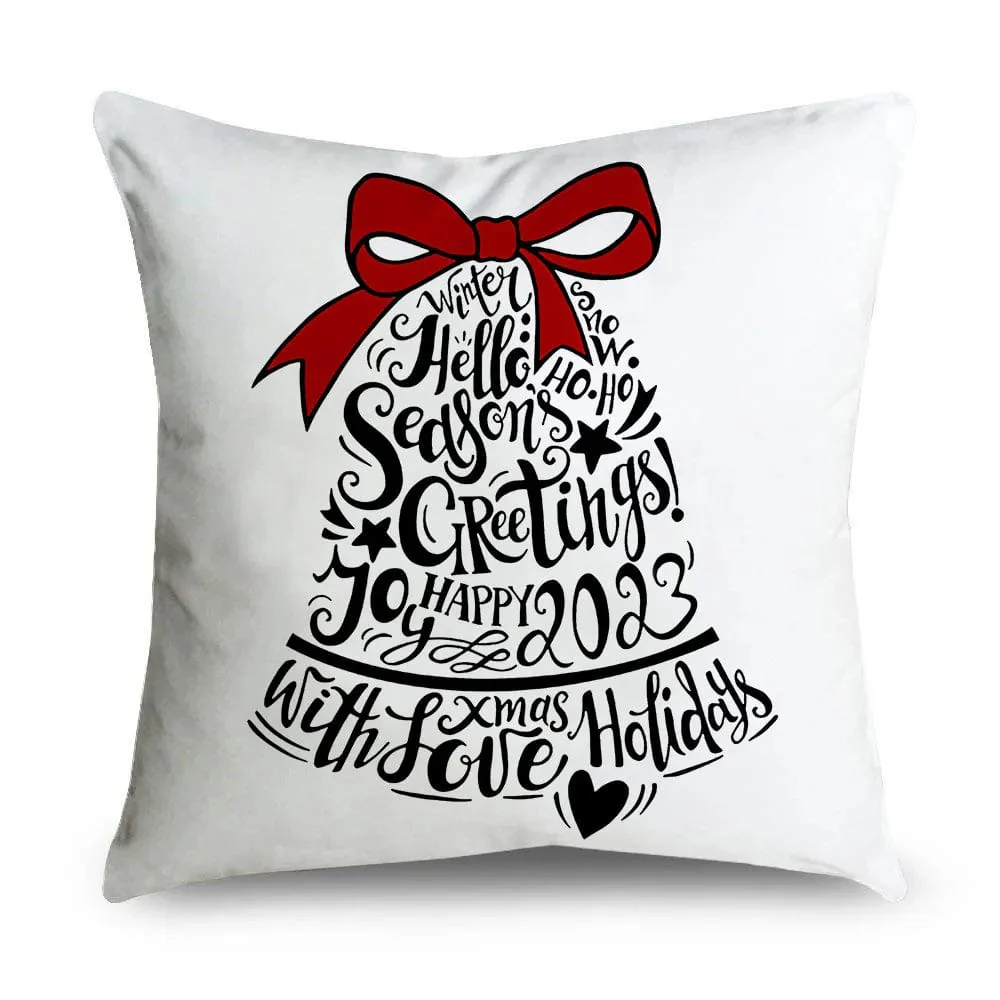 45cm Christmas Cushion Cover Merry Christmas Decorations For Home 2023 - Image 22