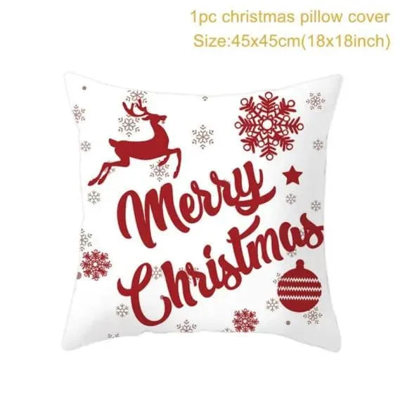 45cm Christmas Cushion Cover Merry Christmas Decorations For Home 2023 - Image 38