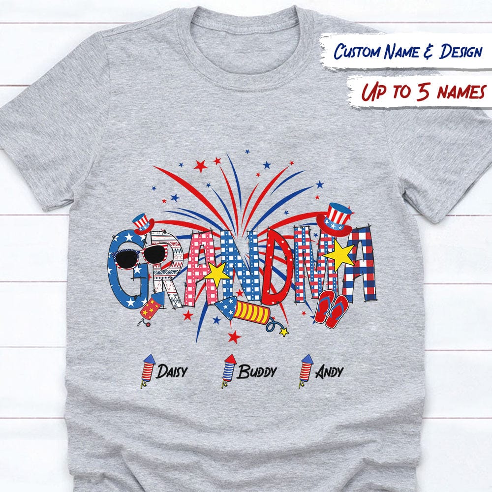 Happy 4th July Firework Family Shirt, HN590