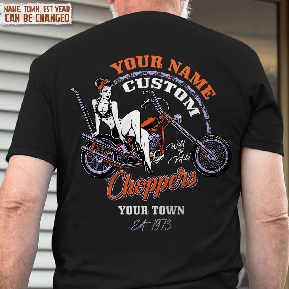 Personalized Custom Name Biker Shirt, HN590 - Image 3