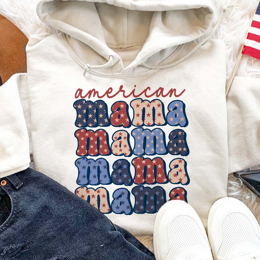 America Mama Star American Shirt, HN590 - Image 2
