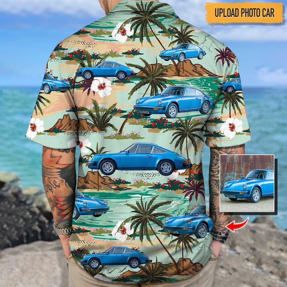 Upload Car Photo Hawaiian Shirt TH10 N304 888386 - Image 4