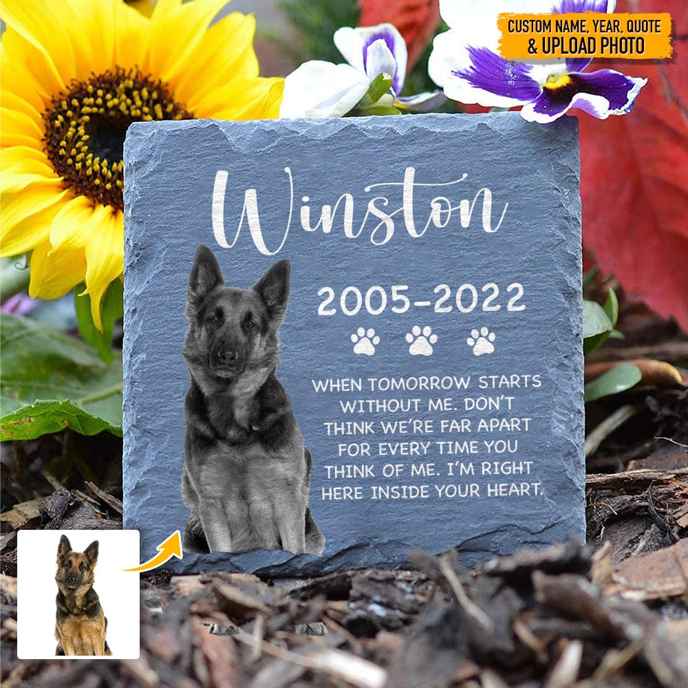 You Will Never Leave Our Heart Dog Stone, T368 888403 - Image 2