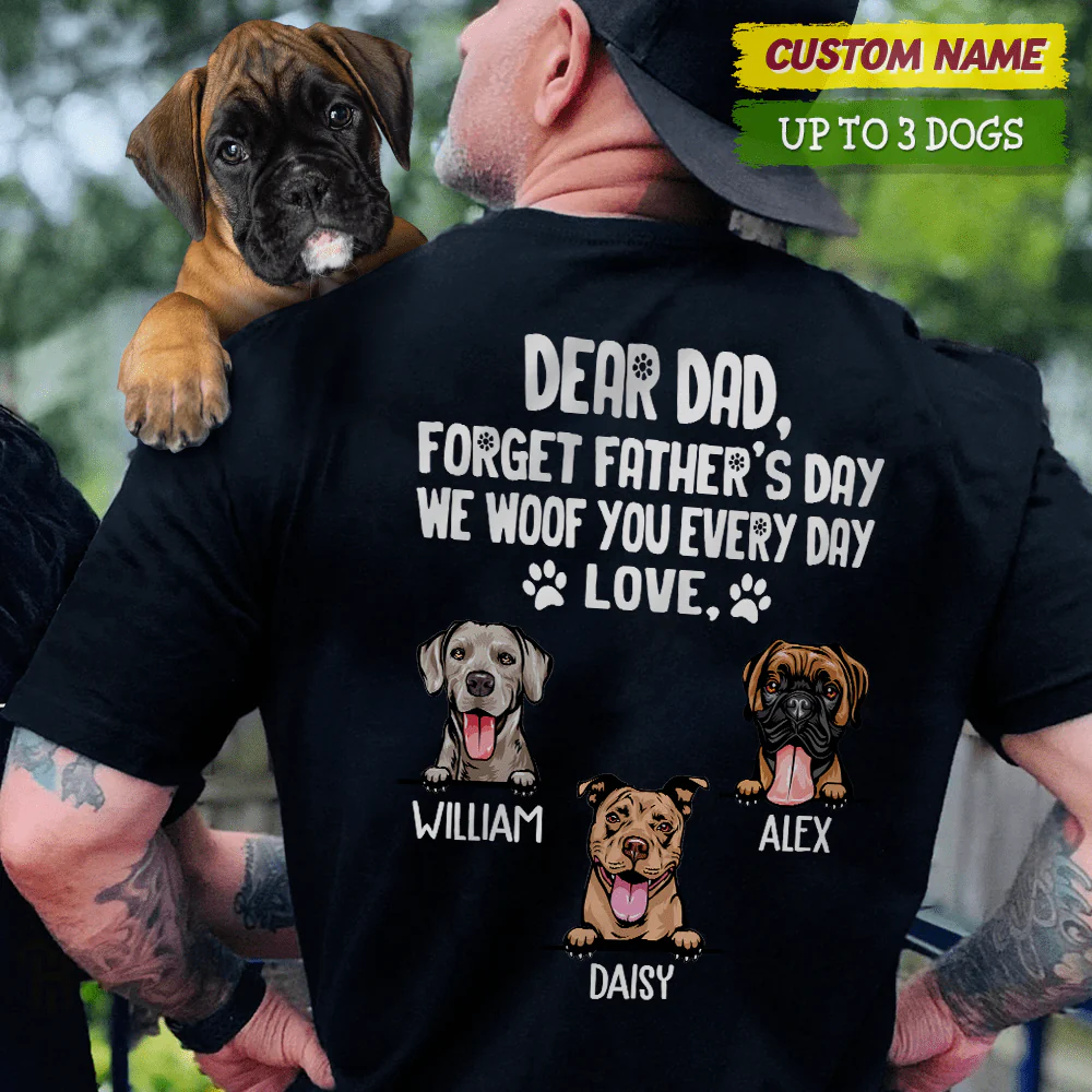 We Woof You Every Day Dog Shirt K228 HN590 - Image 4