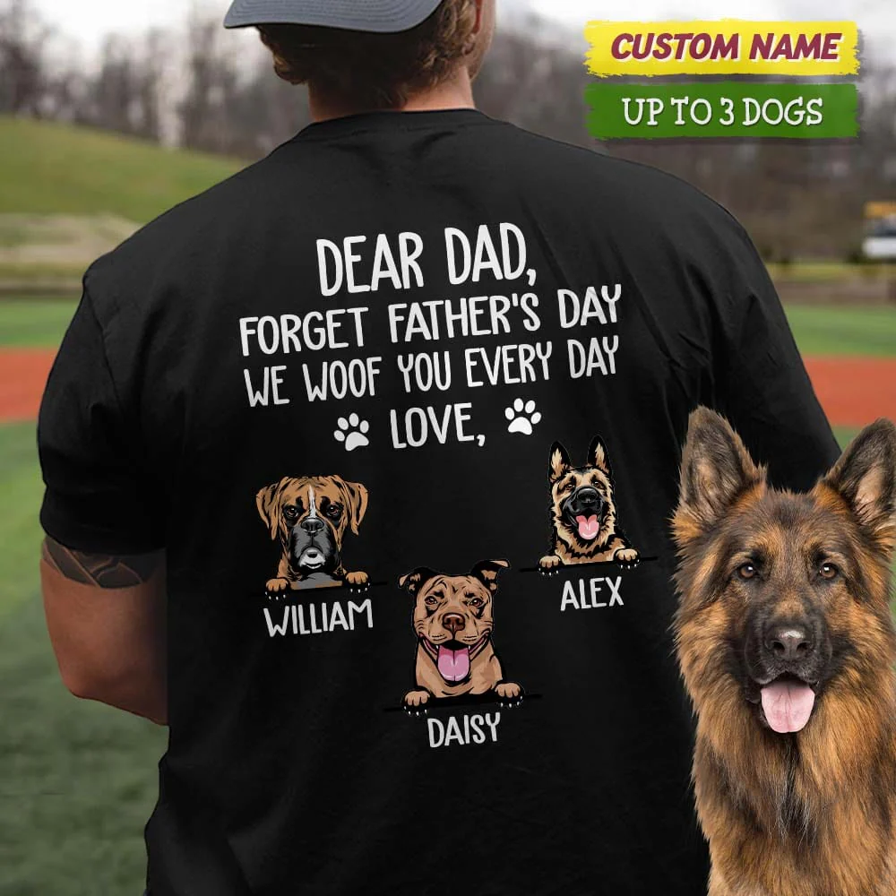 We Woof You Every Day Dog Shirt K228 HN590 - Image 5