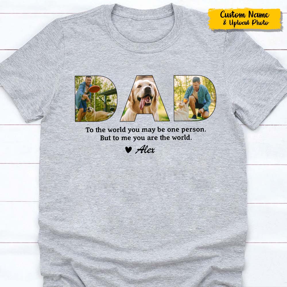 To Me You Are The World Family Shirt, K228 888470 - Image 4
