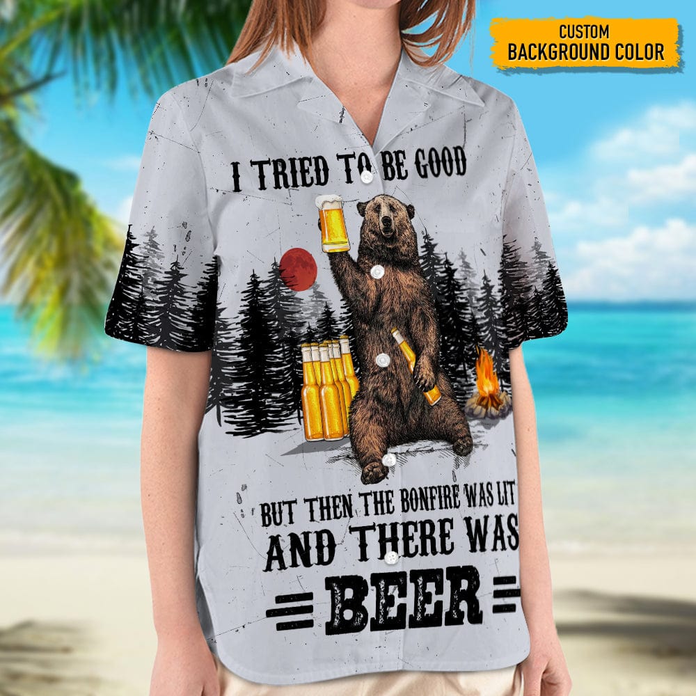I Tried to Be Good But Then The Bonfire Was Lit Hawaii Shirt K228 888471 - Image 5