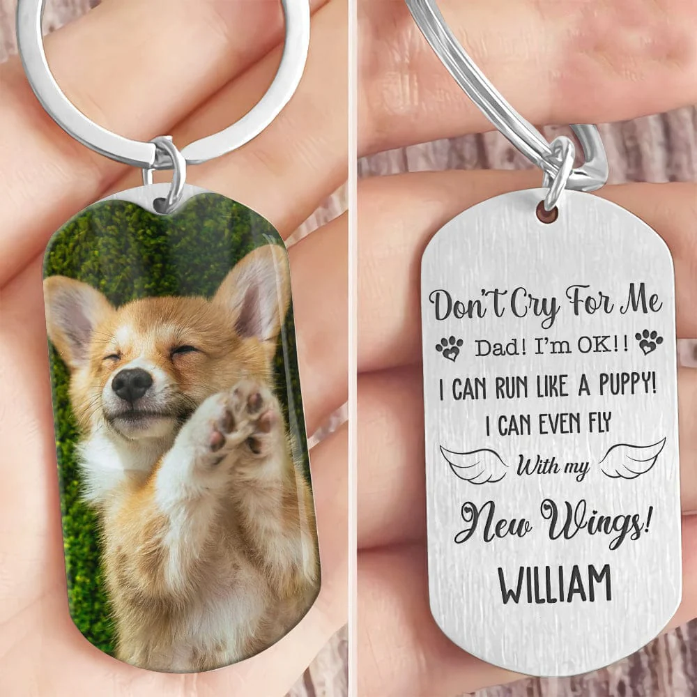 Personalized Upload Photo Pet Metal Keychain T286 HN590