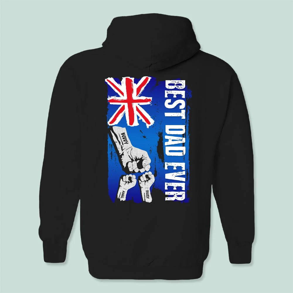 Best Dad Ever Australia Flag Family Shirt T286 888532 - Image 2