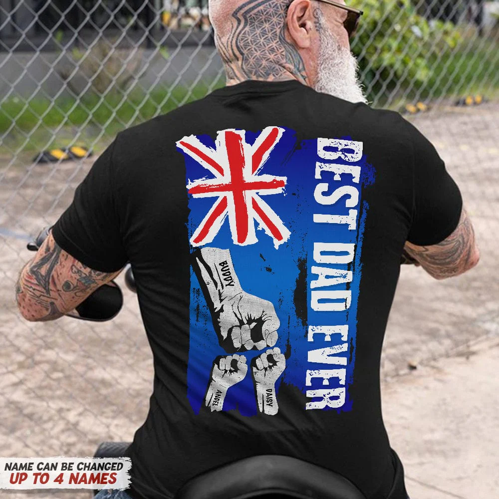 Best Dad Ever Australia Flag Family Shirt T286 888532 - Image 4