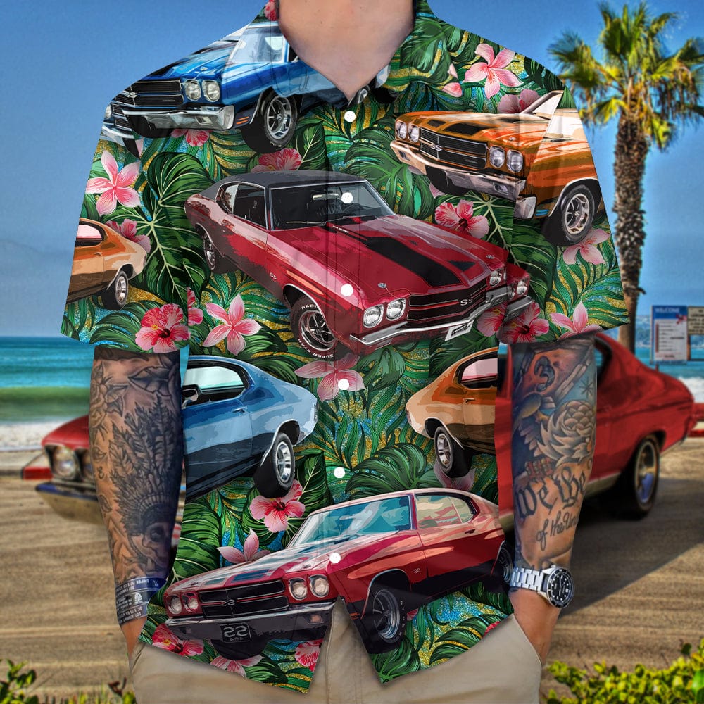 Photo Oil Painting Hawaiian Shirt upload photo N369 888552 - Image 4