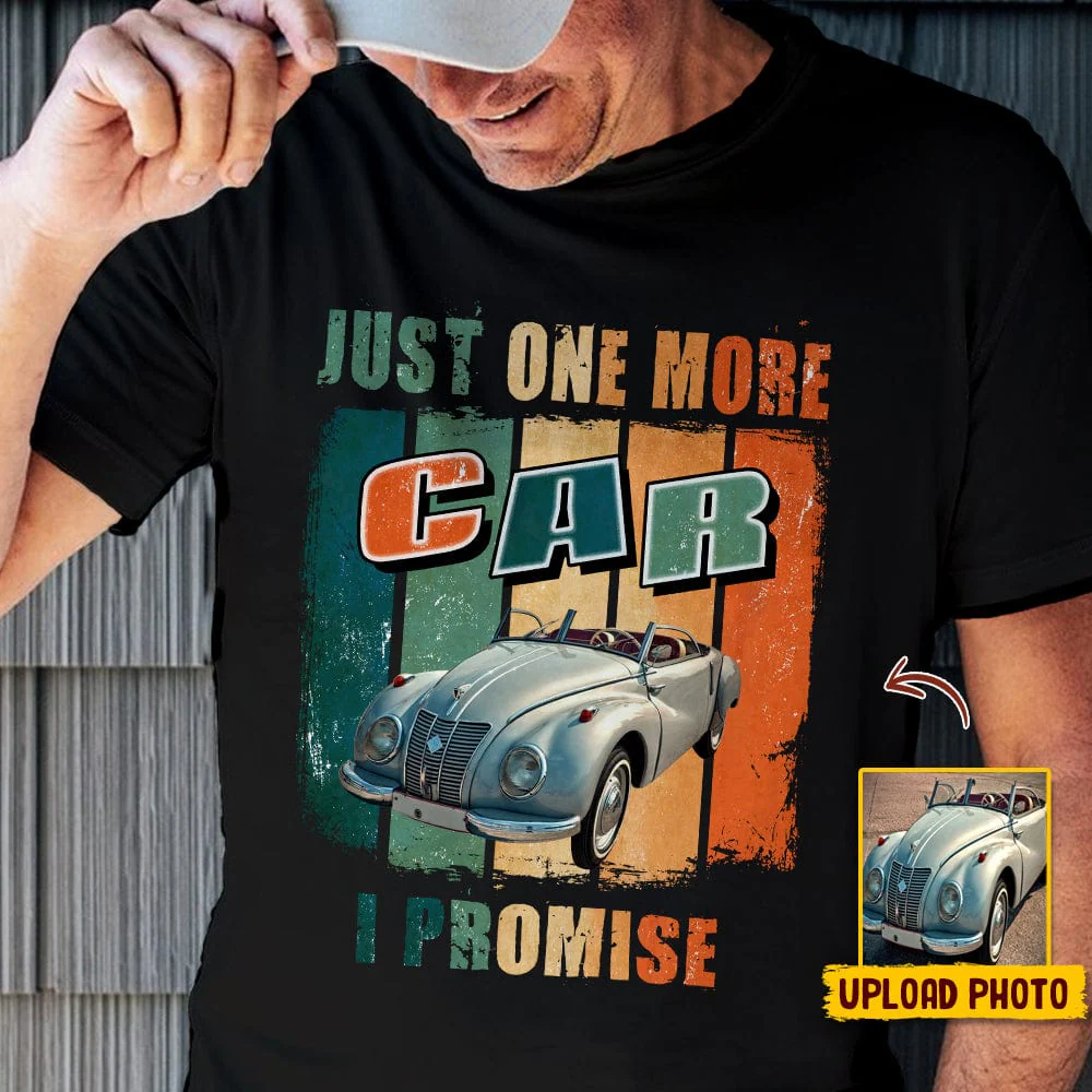 Just One More Car I Promise Funny Vintage Retro Car Shirt N304 HN590 - Image 3
