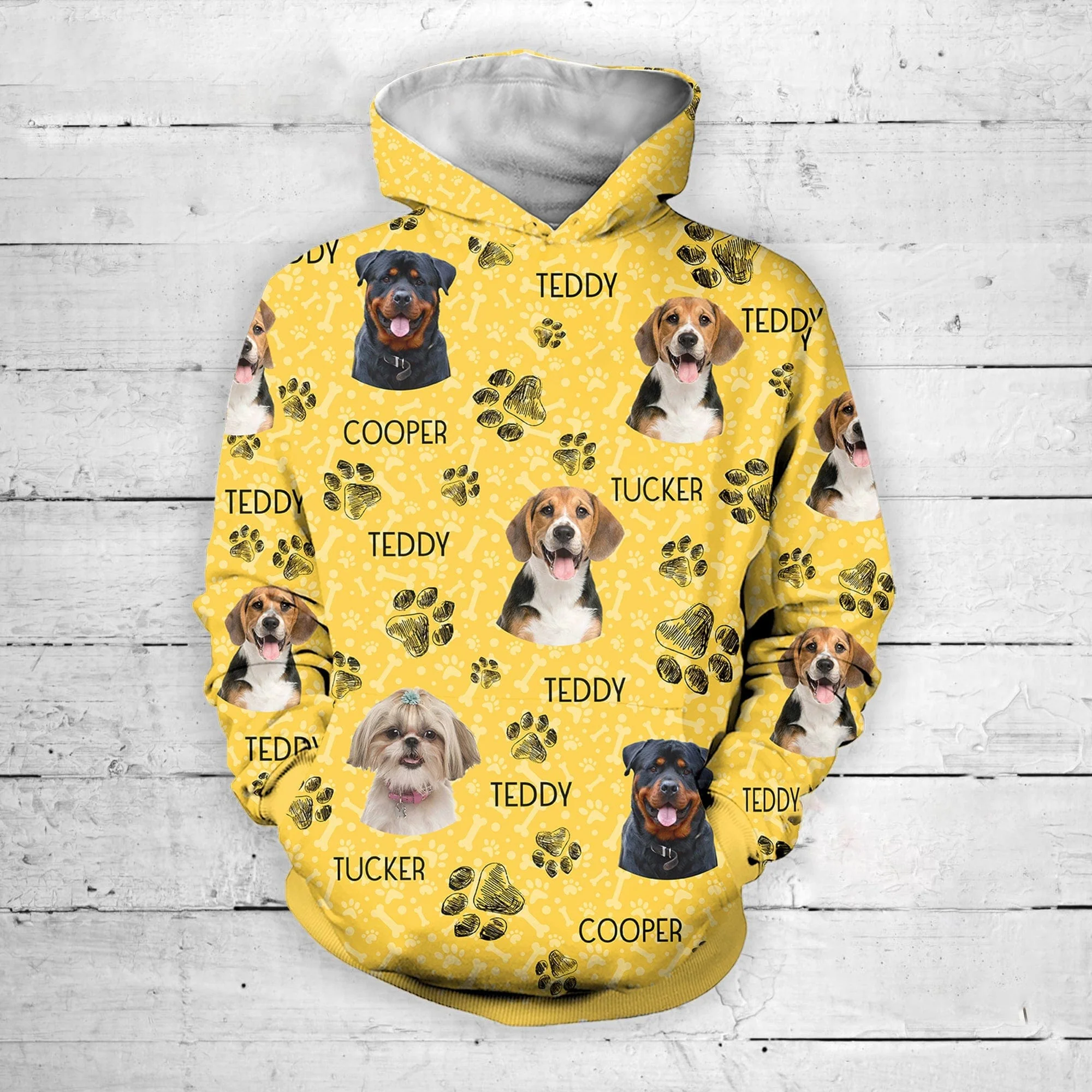Custom Photo Dog 3D Hoodie T286 HN590 - Image 4