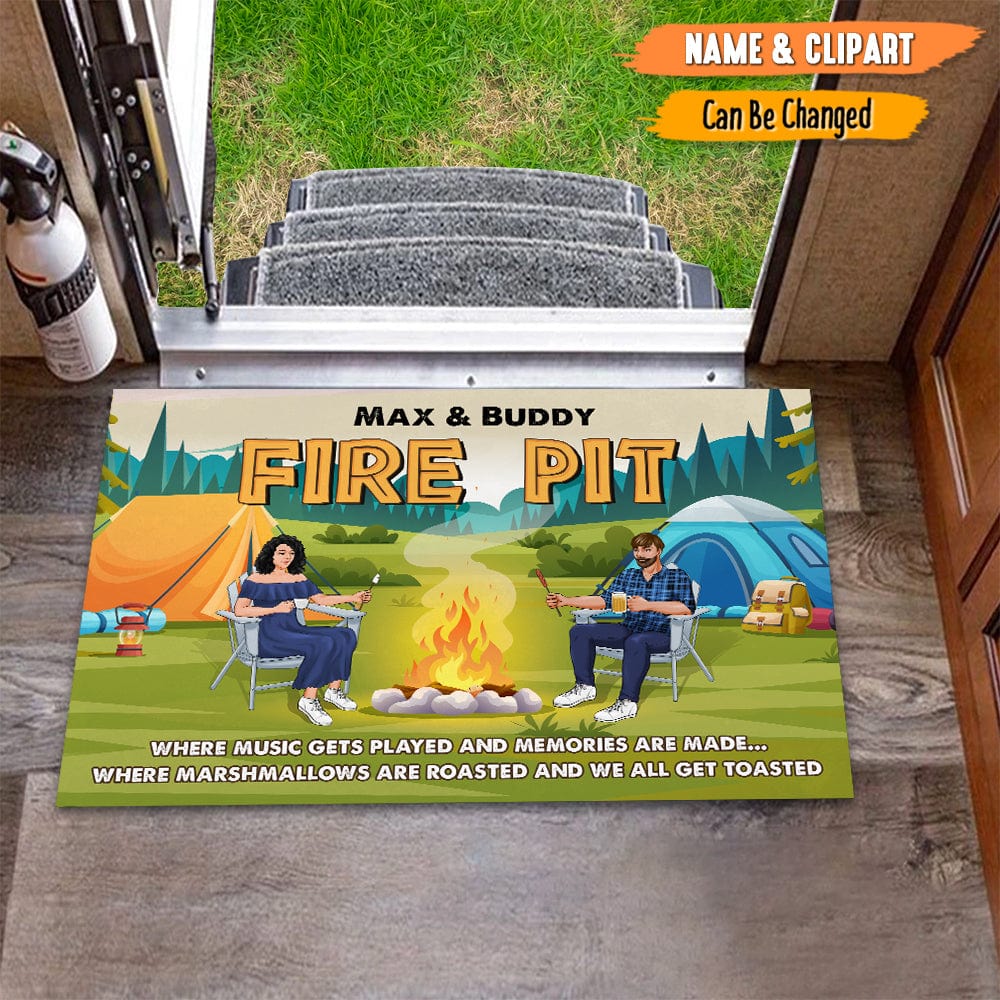 Where Music Gets Played And Memories Are Made Camping Doormat T368 HN590 - Image 2