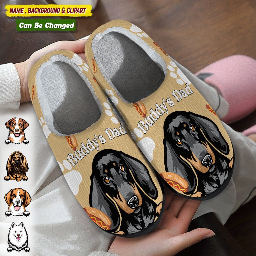 Accessories Pattern Dog Cat Plush Slippers 888734 T368 HN590 - Image 7