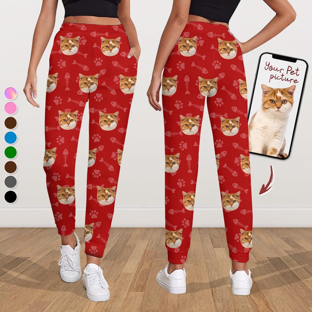 Custom Photo Dog Cat Men and Women's Sweatpants TH10 K228 888745 - Image 5