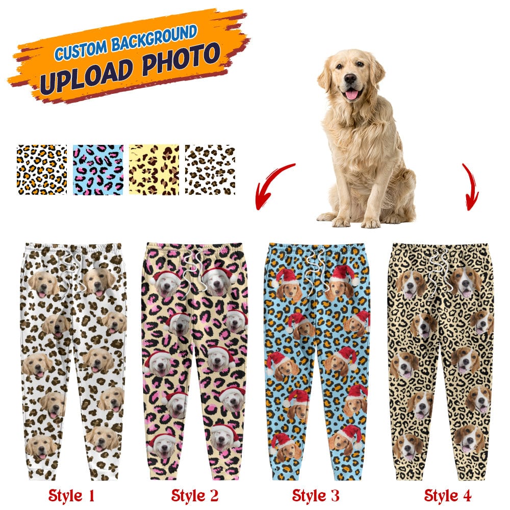 Custom Photo Dog Leopard Pattern For Dog Lover Sweatpants N304 888746 - Image 7