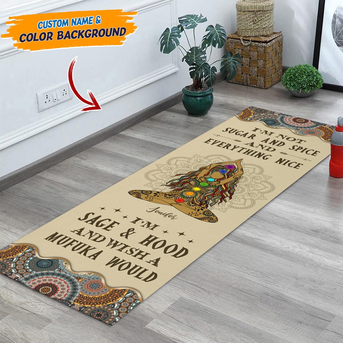 I'm Sage And Hood Yoga Mats (Carry Bag Included) T286 HN590