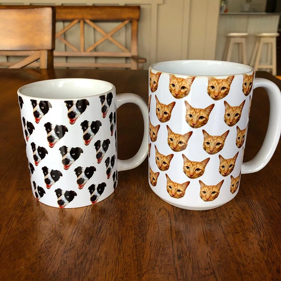 Upload Image Portrait Coffee Mug For Dog Cat, T368 HN590 - Image 4
