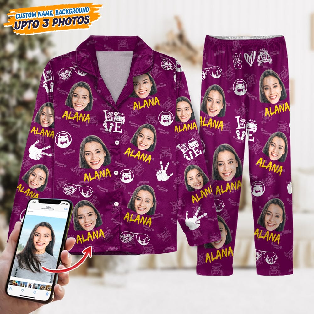 Custom Dog Cat Photo Offroad Pajamas TA29 888796 - Image 4