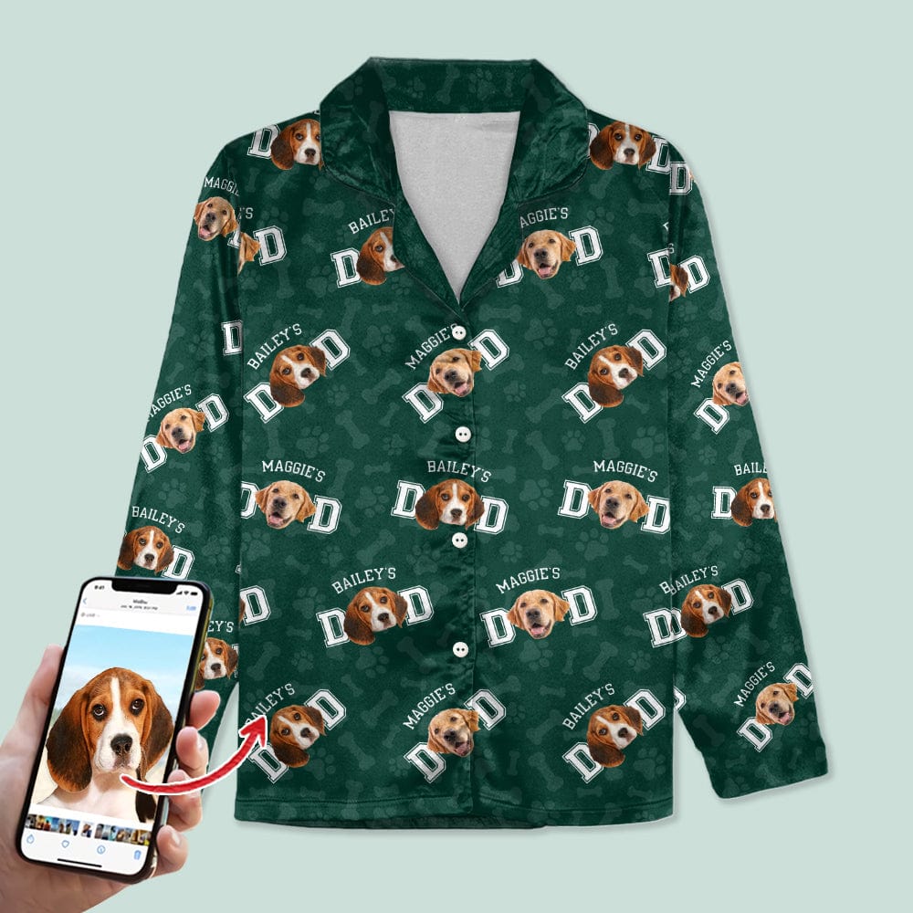 Custom Photo Dog Dad Dog Mom Pajamas N304 888801 - Image 12