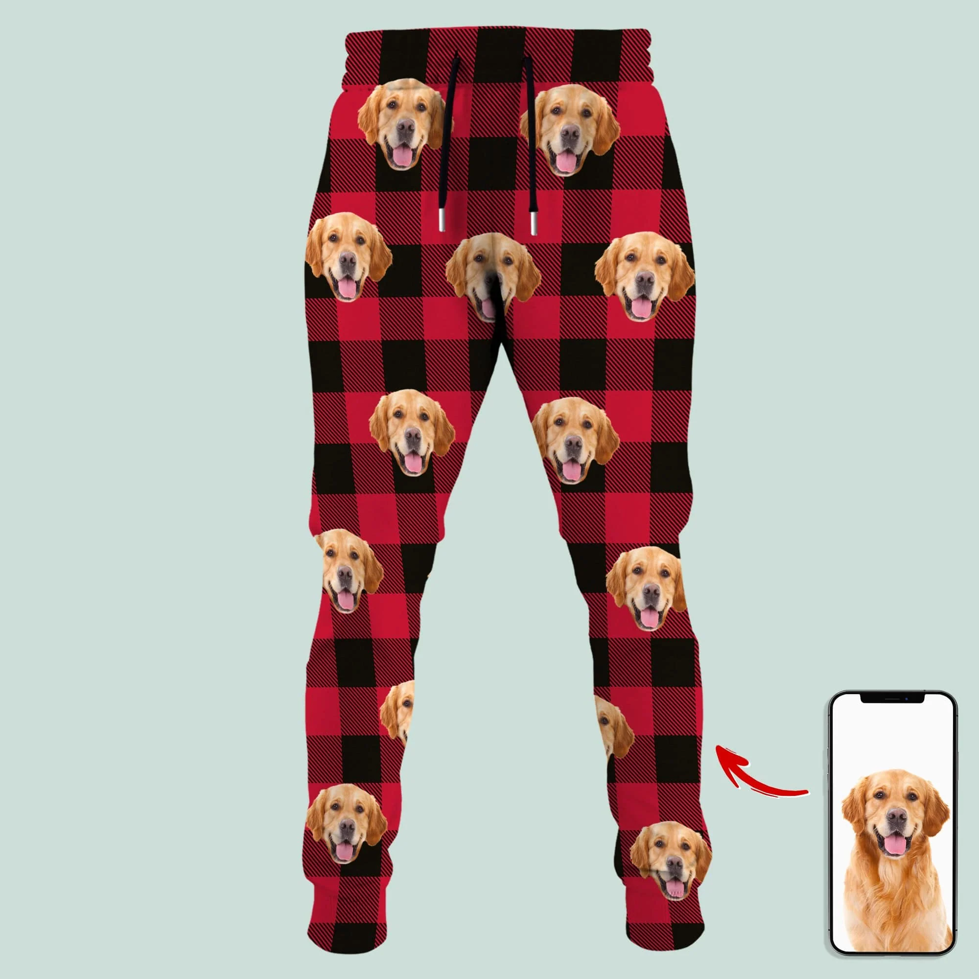 Custom Dog Cat Photo Christmas Pattern Hoodie&Sweatpants HO82 N304 888806 - Image 8