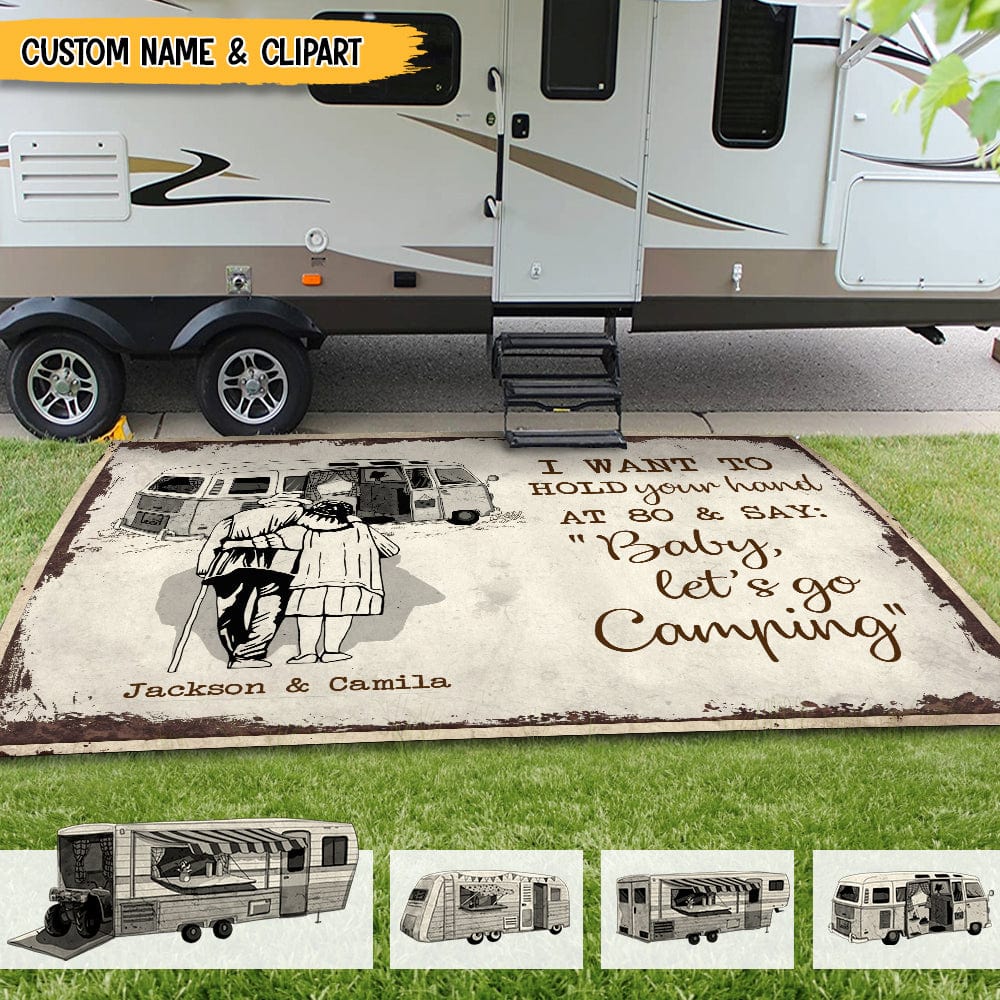I Want To Hold Your Hand Camping Patio Rug TA29 888847 - Image 5