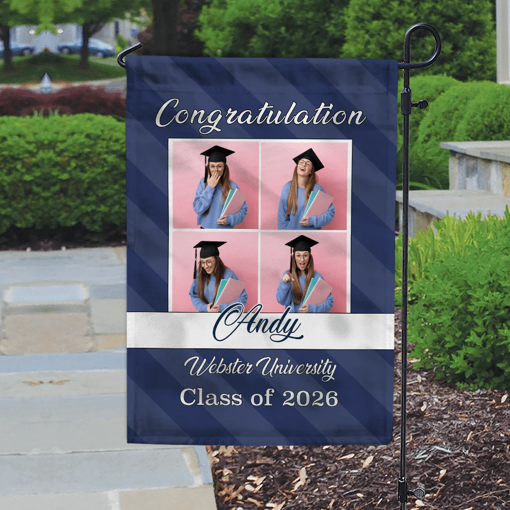 Congratulation Graduation Garden Flag HN590 - Image 12