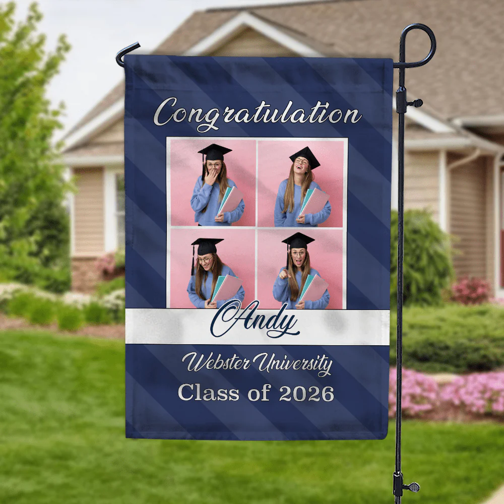 Congratulation Graduation Garden Flag HN590 - Image 13