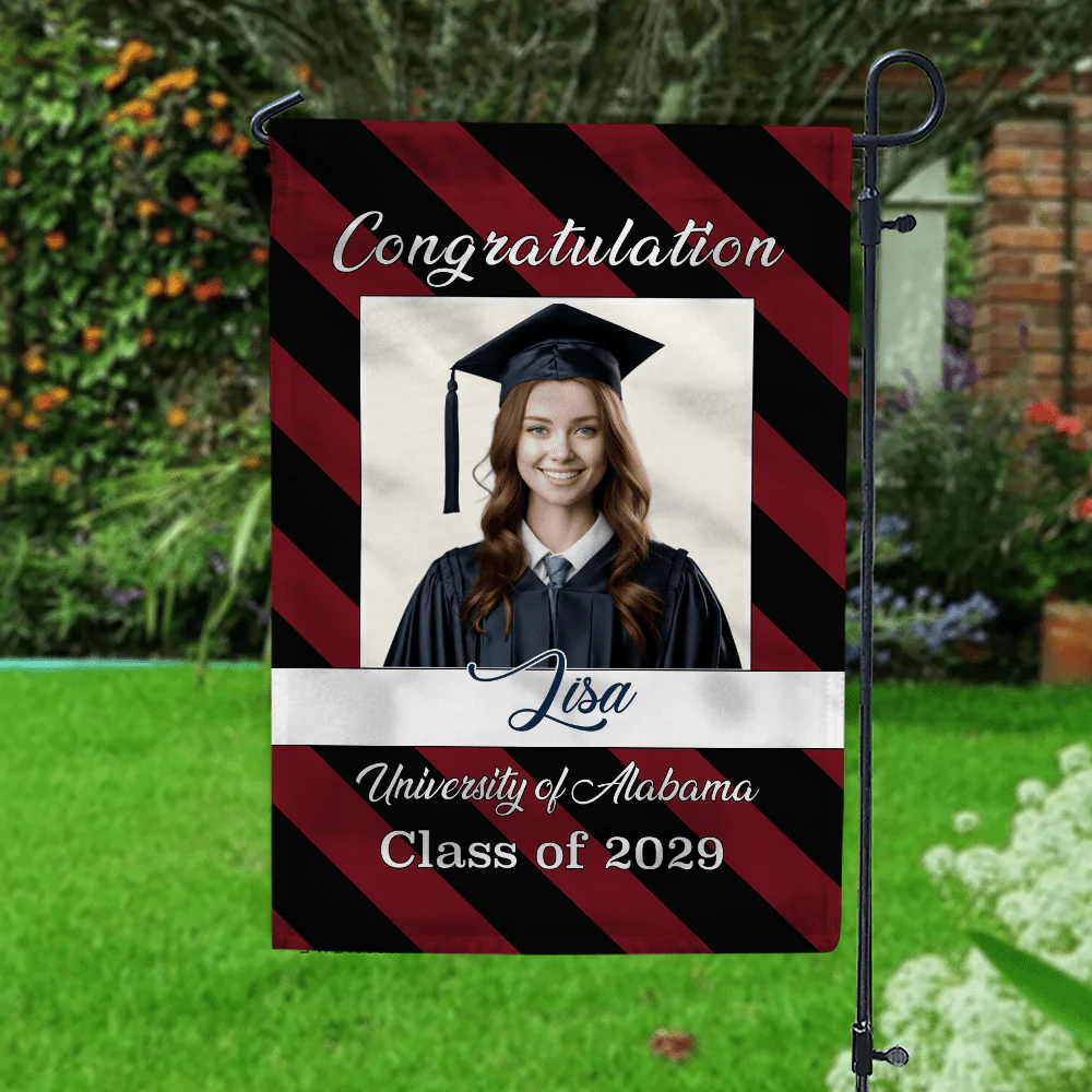 Congratulation Graduation Garden Flag HN590 - Image 32