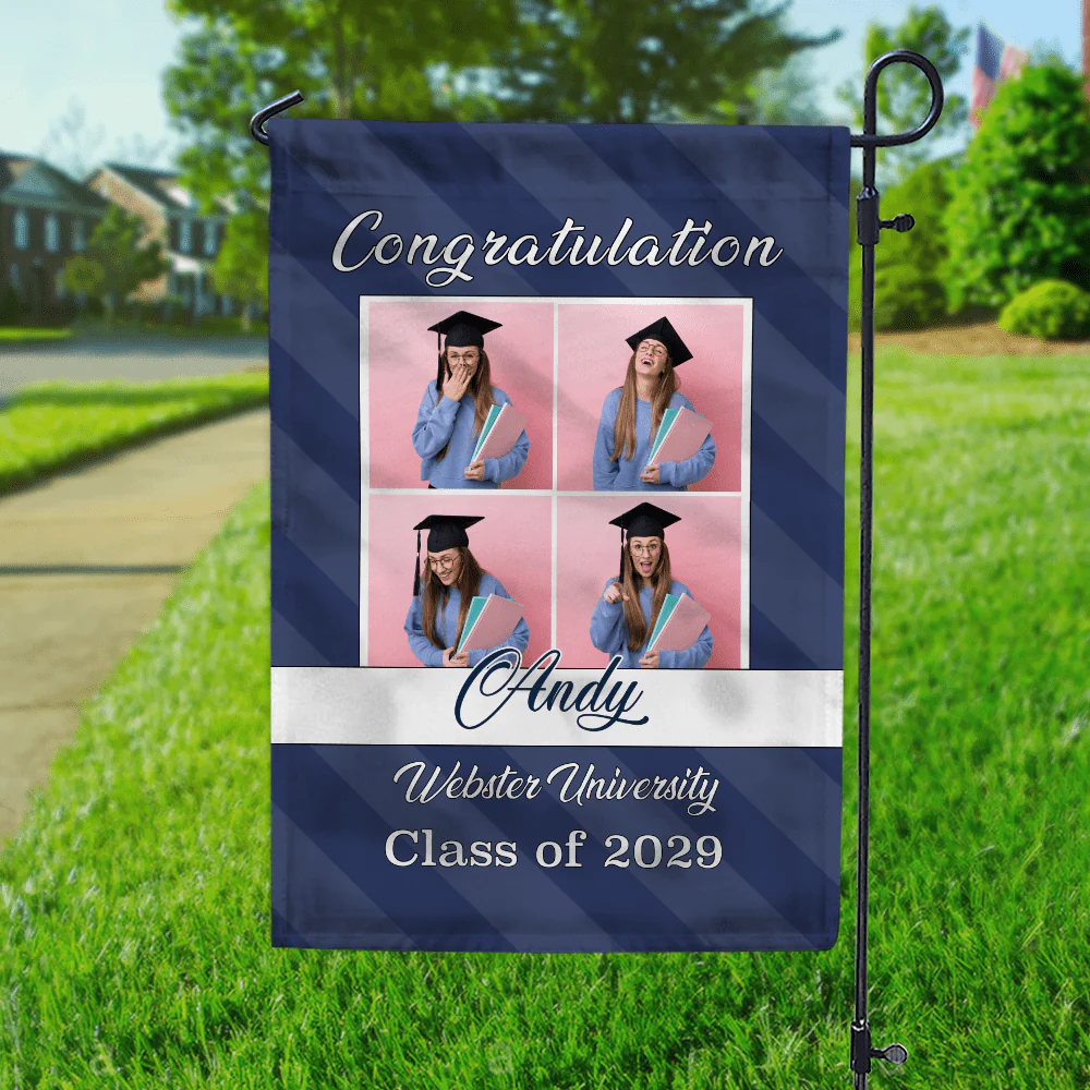 Congratulation Graduation Garden Flag HN590 - Image 33