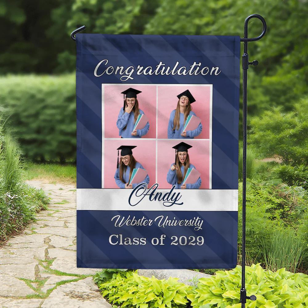 Congratulation Graduation Garden Flag HN590 - Image 36
