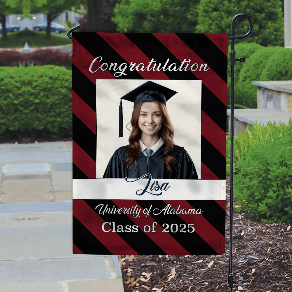 Congratulation Graduation Garden Flag HN590 - Image 6