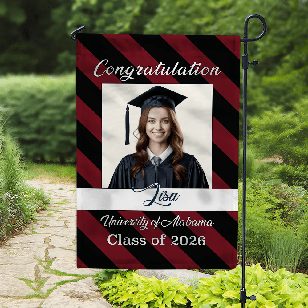Congratulation Graduation Garden Flag HN590 - Image 9