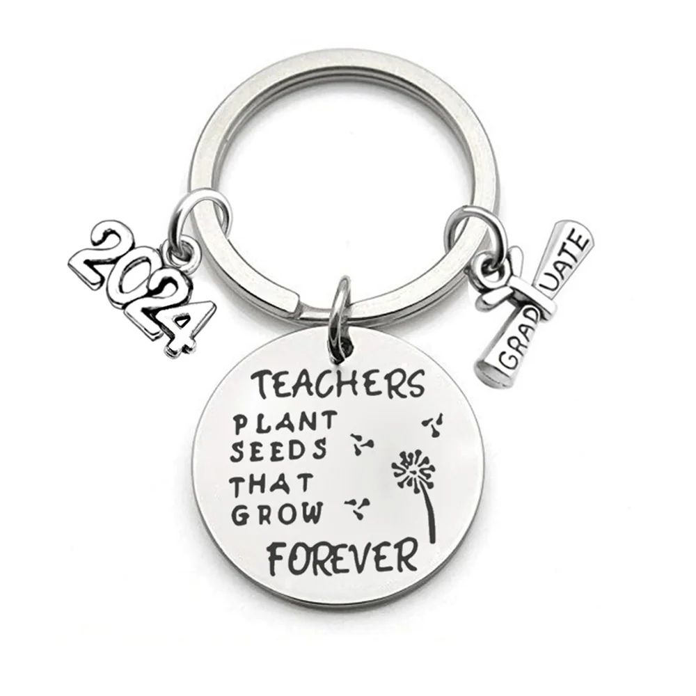 Class Of 2024 Graduation Metal Keychain T286 HN590 - Image 2